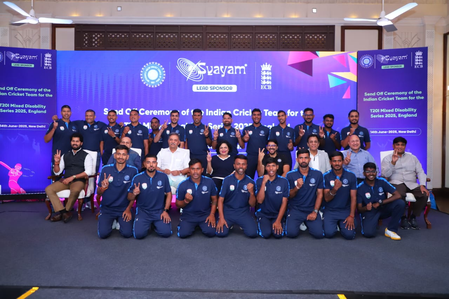 India's first mixed-disability cricket team off to England to play at Lord's India's first mixed-disability cricket team off to England to play at Lord's