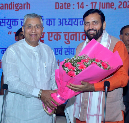 ONOE not just slogan but a national approach towards a strong democracy: Haryana CM ONOE not just slogan but a national approach towards a strong democracy: Haryana CM