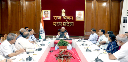 MP Guv reviews efforts on sickle cell eradication at Raj Bhawan MP Guv reviews efforts on sickle cell eradication at Raj Bhawan