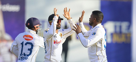 Sri Lanka fight back late after Rahim, Litton's show on rainy day Sri Lanka fight back late after Rahim, Litton's show on rainy day