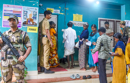 Kerala: 73.25 per cent voter turnout in Nilambur by-election Kerala: 73.25 per cent voter turnout in Nilambur by-election