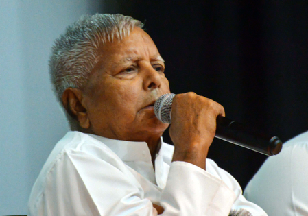 Lalu Prasad re-elected RJD national president for 13th term Lalu Prasad re-elected RJD national president for 13th term