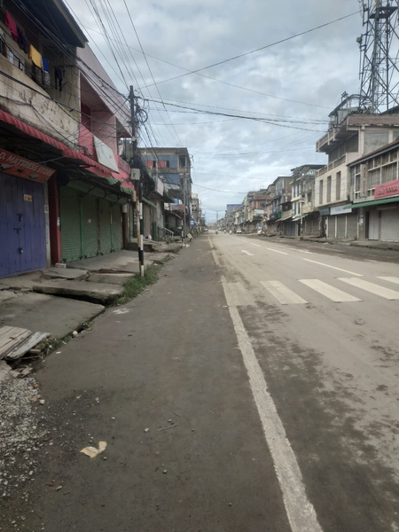 Normal life hit in two Manipur districts as tribal body calls shutdown Normal life hit in two Manipur districts as tribal body calls shutdown