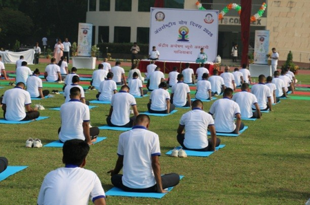 CBI celebrates 11th International Yoga Day