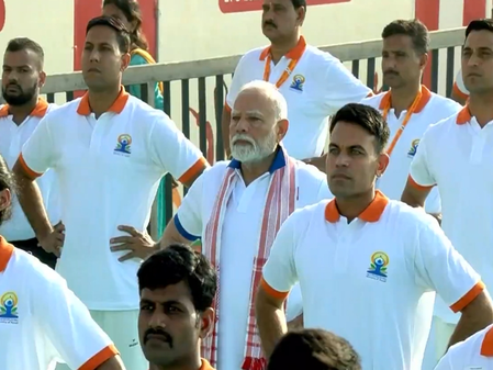 Yoga for Humanity: PM Modi leads Global celebration from Visakhapatnam, sets new world record Yoga for Humanity: PM Modi leads Global celebration from Visakhapatnam, sets new world record