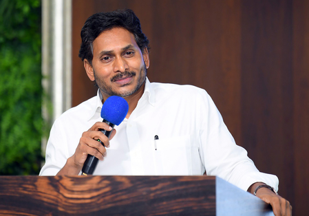 Jagan, aides booked for man's death during Guntur rally