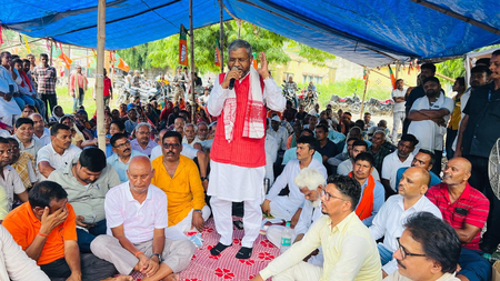 BJP stages statewide protest in Jharkhand, accuses Hemant govt of institutionalised corruption BJP stages statewide protest in Jharkhand, accuses Hemant govt of institutionalised corruption