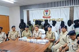 Nine operatives of Dhanbad gangster Prince Khan arrested, paraded through city streets Nine operatives of Dhanbad gangster Prince Khan arrested, paraded through city streets