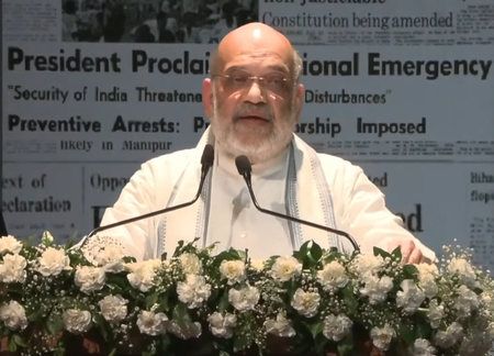 Fight against Emergency has kept democracy alive: HM Amit Shah Fight against Emergency has kept democracy alive: HM Amit Shah