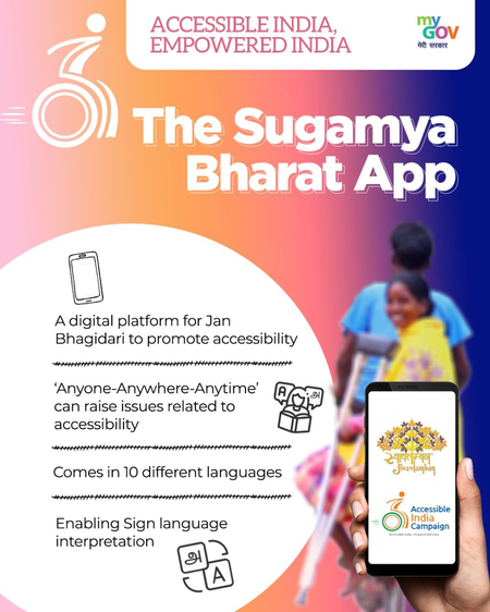 Centre revamps Sugamya Bharat app to enhance accessibility for disabled, elderly