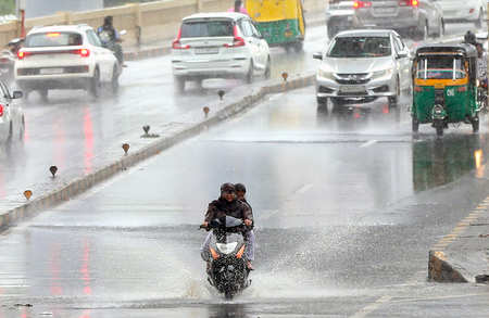 Monsoon roars into Gujarat with record June rainfall, yellow alert issued across 13 districts