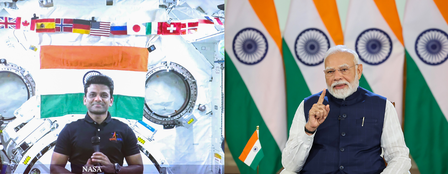 Shubhanshu Shukla inspired billion dreams, another milestone towards Gaganyaan, says PM Modi