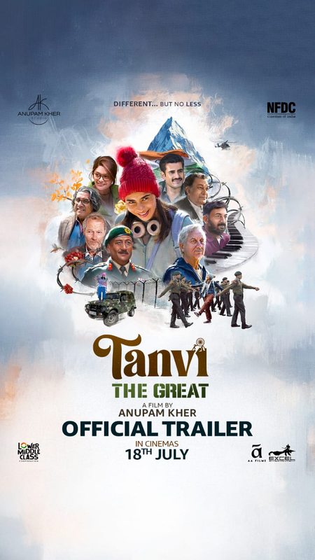 Debutant Shubhangi showcases the story of a girl who is different but no less in the trailer of ‘Tanvi The Great’