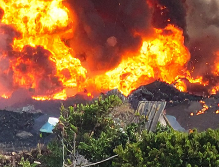 Bihar: Massive fire at Patna’s Saguna Mor, blaze engulfs upscale restaurant