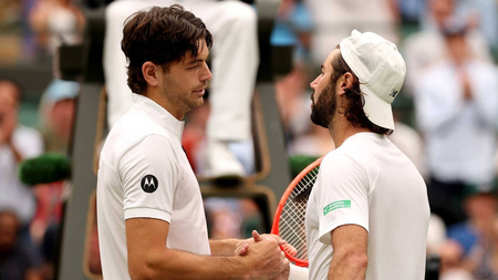 Wimbledon: Fritz reaches QF as Thompson retires injured