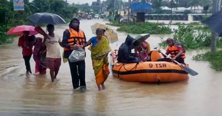 Over 900 people rendered homeless as flash flood hits Tripura Over 900 people rendered homeless as flash flood hits Tripura