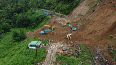 NE landslides: Restoration of Railway services underway, two trains operated for stranded passengers