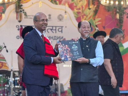 Nagaland displays its rich culture at ‘Bharat Utsav’ in Moscow; CM Rio hails India-Russia ties