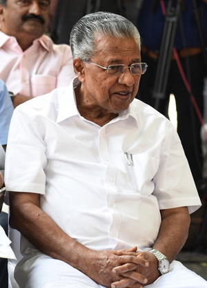 Back to business, CM Vijayan returns from US after medical treatment