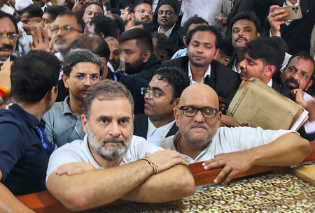 BJP berates LoP Gandhi for ‘photo-op' during bail hearing in court 
