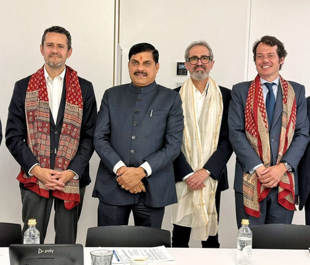 MP CM meets global industry leaders on 2nd day of Spain visit