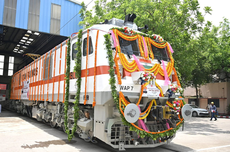 Banaras rail engine factory rolls out its 2500th electric locomotive Banaras rail engine factory rolls out its 2500th electric locomotive