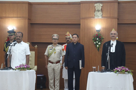 Justice MS Ratna Sri Ramachandra Rao takes oath as 9th Chief Justice of Tripura HC