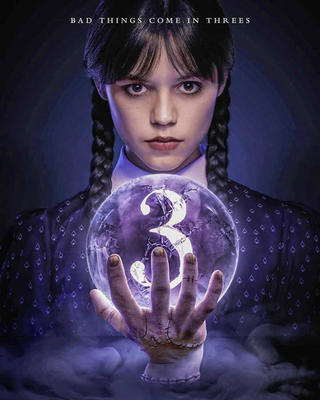 Catherine Zeta-Jones says 'When Wednesday becomes a better day' as she announces Wednesday season 3