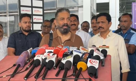 Kamal Haasan leaves for New Delhi, to take oath as Rajya Sabha member tomorrow