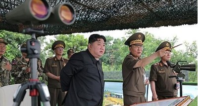 North Korean leader calls for bolstering combat capability during artillery drills