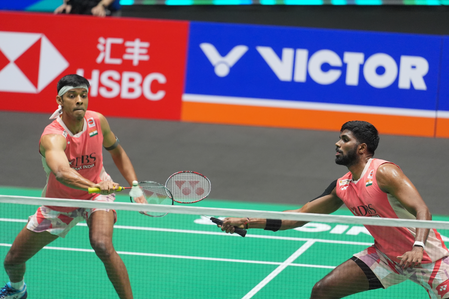 China Open: Satwik-Chirag storm into quarters, says could have been calmer, more aggressive in second game China Open: Satwik-Chirag storm into quarters, says could have been calmer, more aggressive in second game