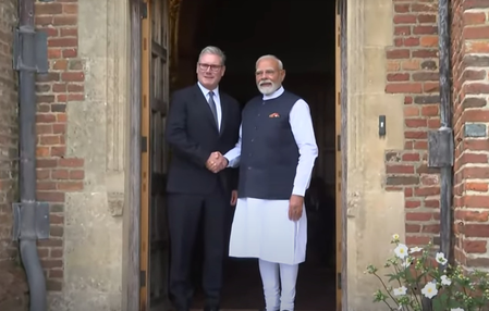 PM Modi meets Keir Starmer ahead of key FTA deal signing