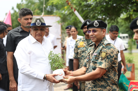 CM Bhupendra Patel commends BSF troops during visit to Nadabet border outpost in Gujarat
