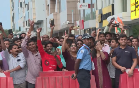 Maldives President watches in awe as Male reverberates with 'Modi-Modi' chants