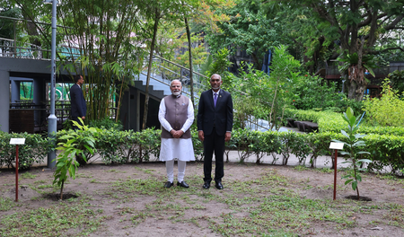 PM Modi continues to expand 'Ek Ped Maa Ke Naam' initiative globally with tree plantation in Maldives