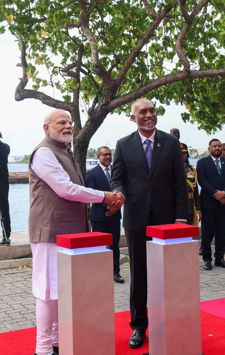 PM Modi receives honour in Maldives as he becomes India’s second-longest serving Prime Minister
