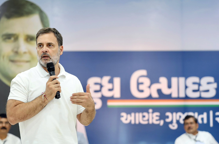 Gujarat: Rahul Gandhi launches training camp for newly appointed district Congress chiefs in Anand