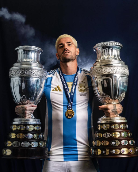 De Paul reunites with Lionel Messi at Inter Miami