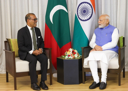 PM Modi meets Maldives’ former President, assures him of India’s support for capacity building