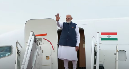 PM Modi emplanes for India after concluding fruitful Maldives visit