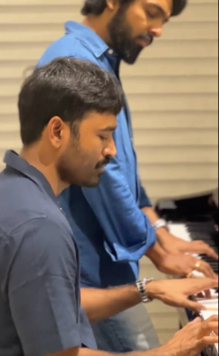 Dhanush's jam session with music director G V Prakash ahead of Idly Kadai’s first single release wins hearts