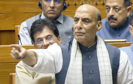 नेता प्रतिपक्ष ने हमेशा पूछा हमारे कितने विमान गिरे, एक बार भी नहीं पूछा कि दुश्मन के हमने कितने विमान मार गिराए : राजनाथ सिंह