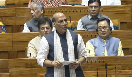 ऑपरेशन सिंदूर पर संसद में राजनाथ सिंह ने भगवान हनुमान का किया जिक्र, बोले- जिन मोहि मारा, तिन मोहि मारे…