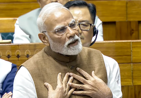 पीएम मोदी का कांग्रेस पर तंज, 'कुछ नेताओं को सदन में बोलने पर पाबंदी लगा दी गई है'