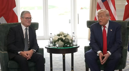 Trump, Starmer call for Gaza ceasefire, highlighting urgent humanitarian crisis