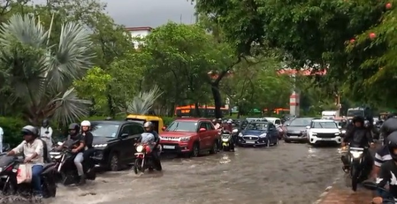 Heavy rainfall brings much-needed relief to Delhi-NCR, AQI improves