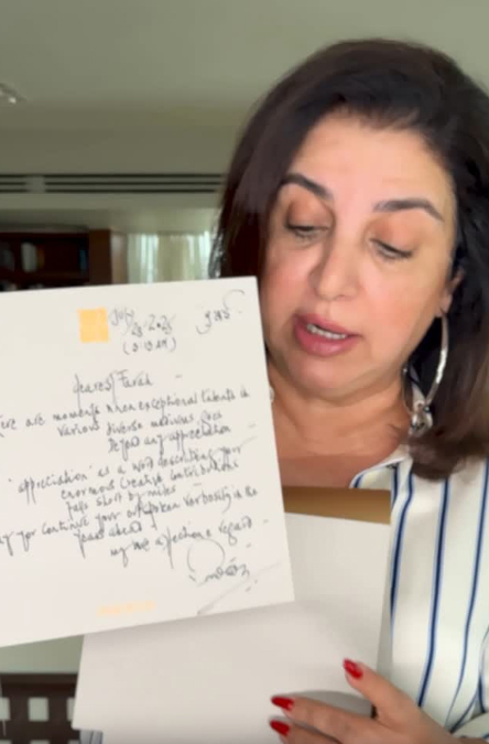 बिग बी का खत मिलने पर फराह खान ने आखिर क्यों राधिका मदान को दिया धन्यवाद! जानें क्या है पूरा मामला