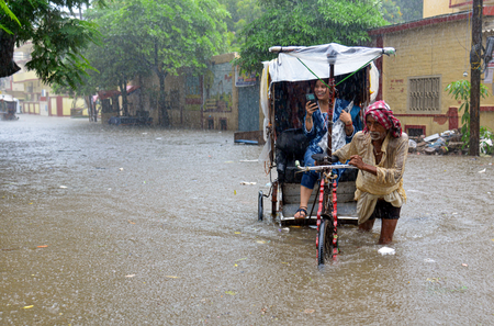 Torrential rains paralyze Patna, severe waterlogging prompts orange alert