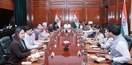 Visiting parliamentary delegation from Nepal calls on FS Misri, explores further partnerships Visiting parliamentary delegation from Nepal calls on FS Misri, explores further partnerships