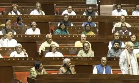 राज्यसभा में बहस के अनुरोध को अस्वीकार किए जाने पर हंगामा, कार्यवाही कुछ देर के लिए स्थगित